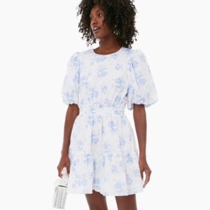 Hyacinth House - Tuckernuck Blue Chintz Terry Mini Dress